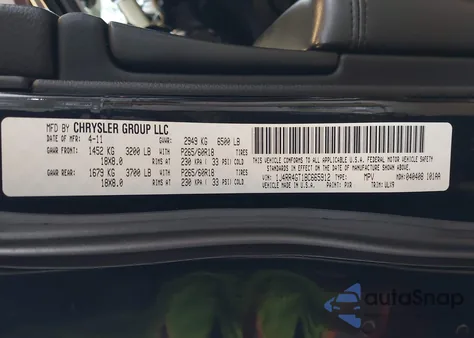 2011 Jeep Grand Cherokee Laredo z USA, uszkodzony, nr VIN 1J4RR4GT1BC665912